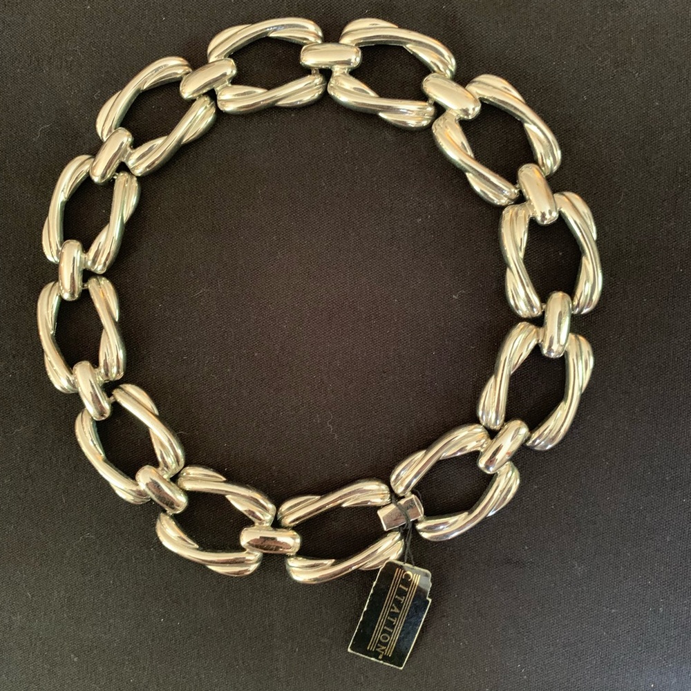 Vintage Chunky Silver Necklace